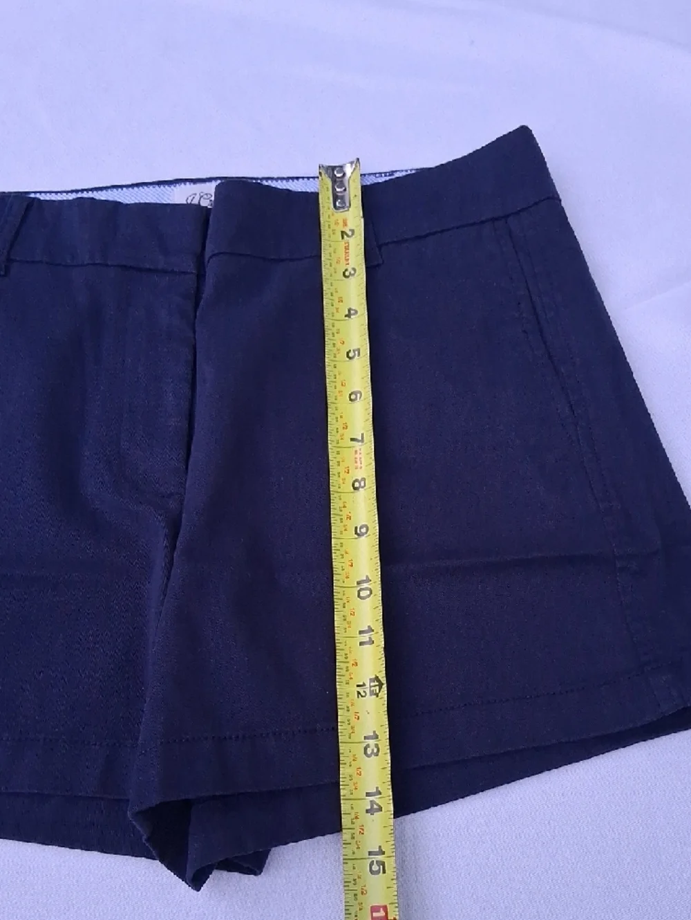J. Crew Factory Dark Navy Women's Chino‎ Bermuda Shorts